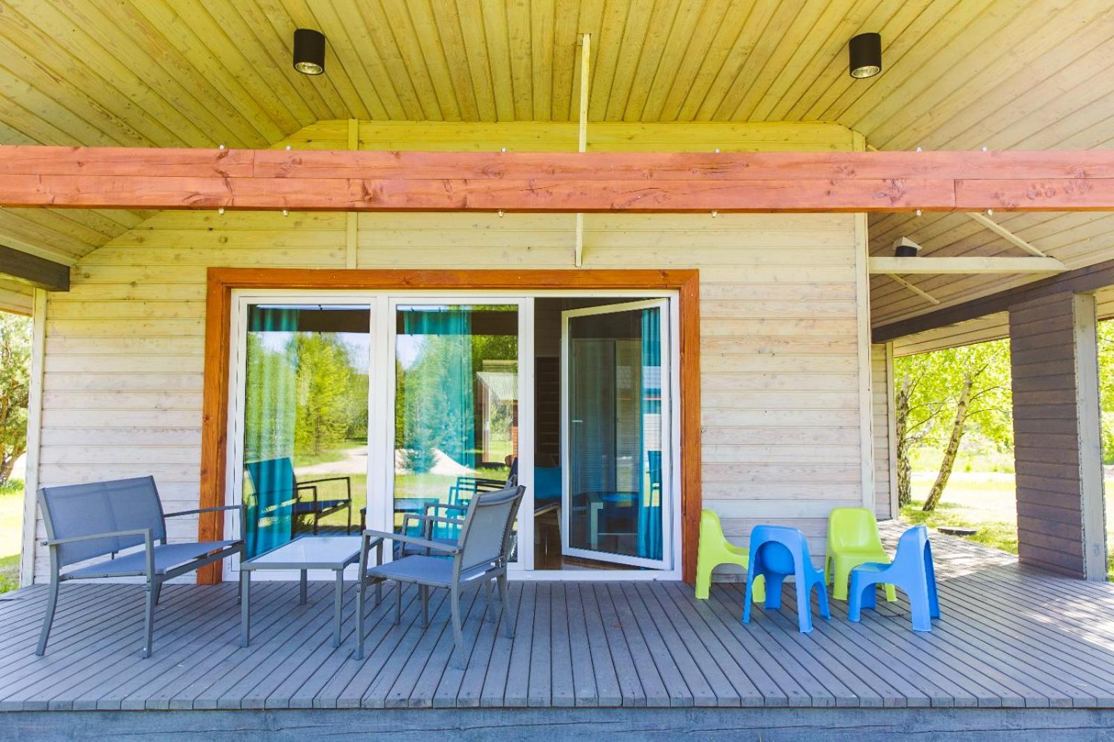 Surf Domki Habenda Z Sauna Ogrodowa Sarbsk Esterno foto